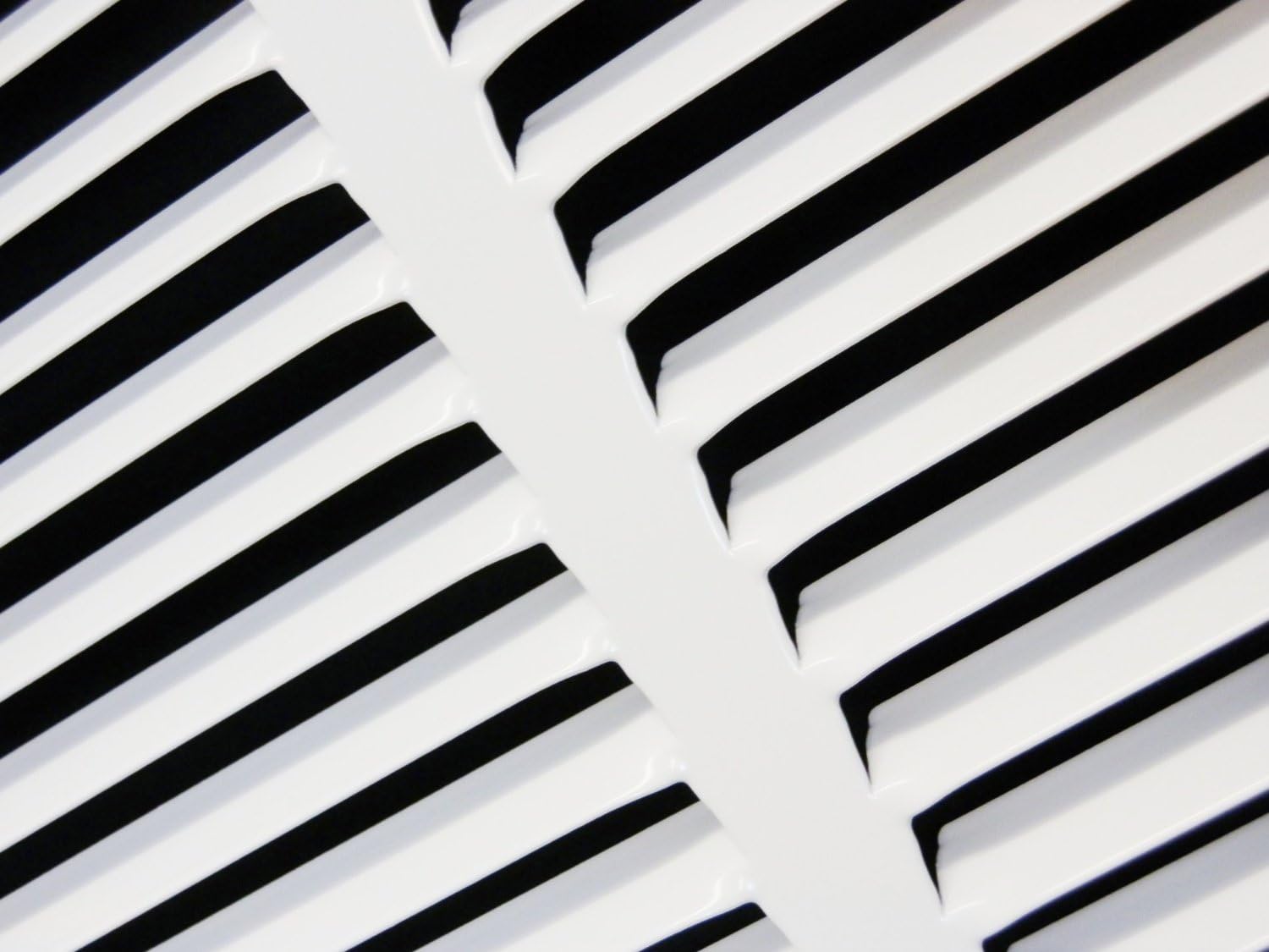 Size  16'' x 34'' HVAC Premium 16'' x 34'' [Duct Opening] Flat Stamped Steel Return Air Grille - Sidewall and Ceiling - HVAC Vent Duct Cover - White [Outer Dimensions: 17.75''w X 35.75''h]